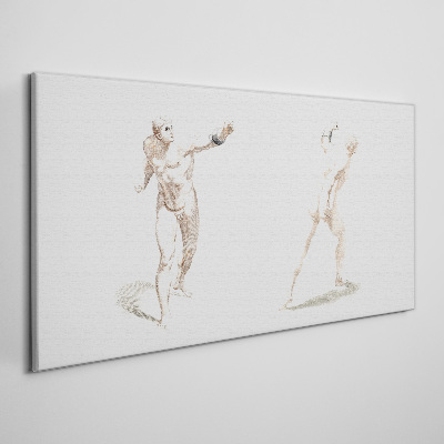 Vászonkép Mozgás és kifejezés az aktusban