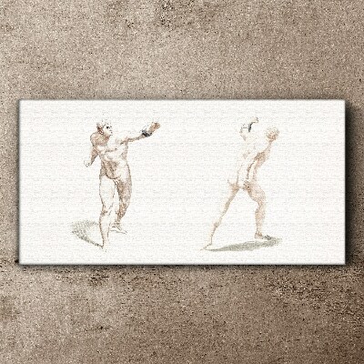 Vászonkép Mozgás és kifejezés az aktusban