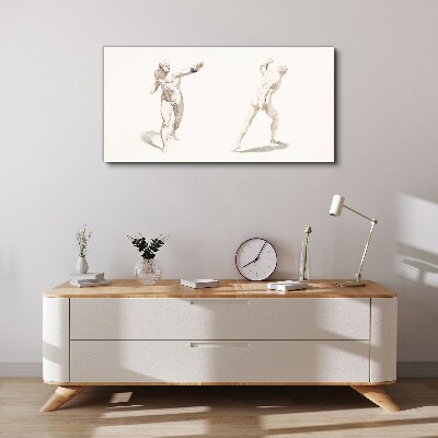 Vászonkép Mozgás és kifejezés az aktusban