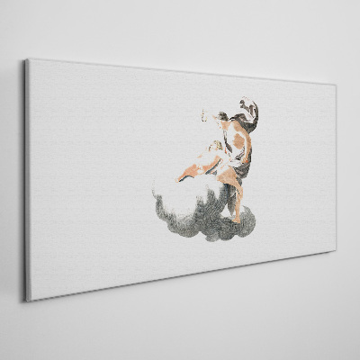 Vászonkép Ábra egy felhőn