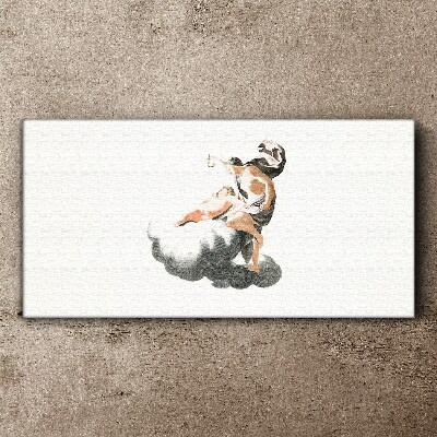 Vászonkép Ábra egy felhőn