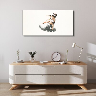 Vászonkép Ábra egy felhőn