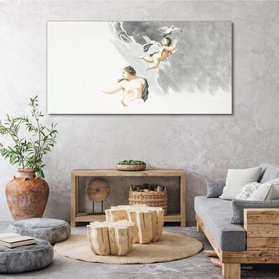 Vászonkép Angyalok a felhőkben