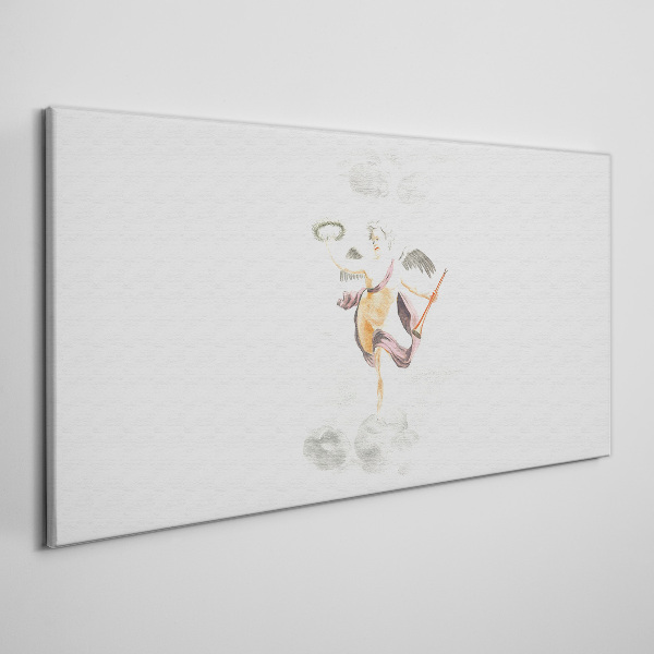 Vászonkép Angyal koszorúval