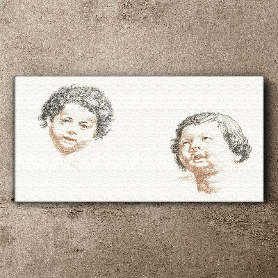 Vászonkép Egy gyermek örömének portréja