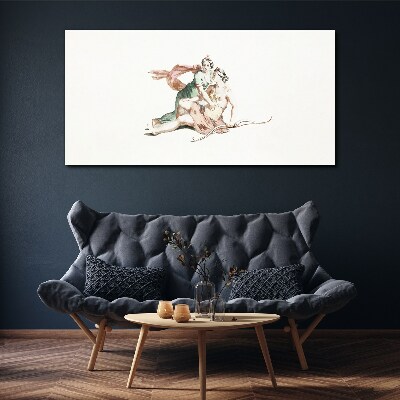 Vászonkép Mitológiai jelenet női alakokkal