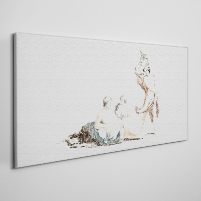 Vászonkép Jelenet a művészi életből