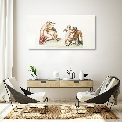 Vászonkép Mitológiai találkozás a szerelem fényében