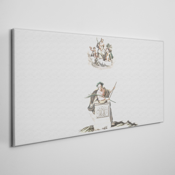 Vászonkép Mitológiai inspirációk pasztell tónusokban