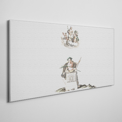 Vászonkép Mitológiai inspirációk pasztell tónusokban