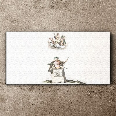 Vászonkép Mitológiai inspirációk pasztell tónusokban