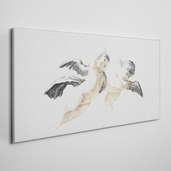 Vászonkép Angyalok a felhőkben