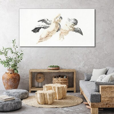 Vászonkép Angyalok a felhőkben