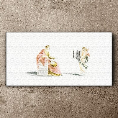 Vászonkép Beszélgetés egy angyallal