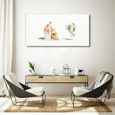 Vászonkép Beszélgetés egy angyallal