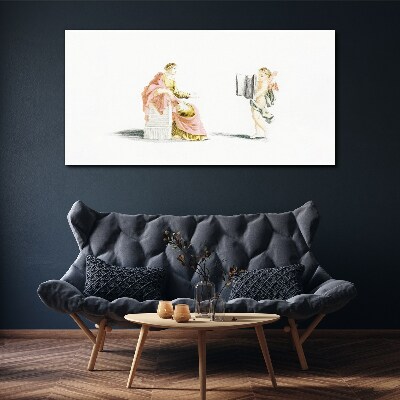 Vászonkép Beszélgetés egy angyallal