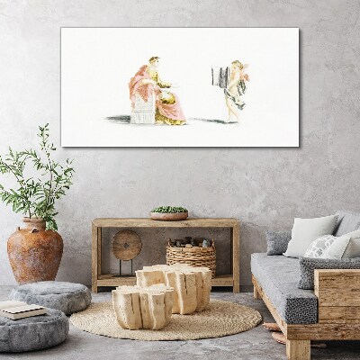 Vászonkép Beszélgetés egy angyallal