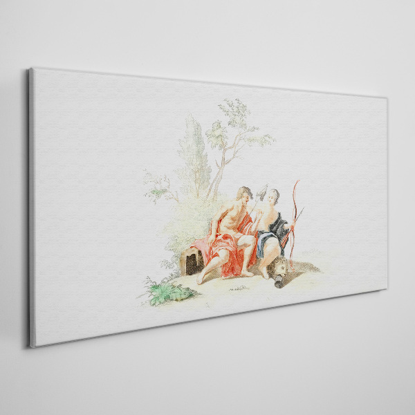 Vászonkép Csendes pillanat a természetben