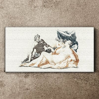 Vászonkép Mitológiai jelenet istenségekkel