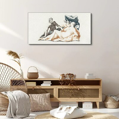 Vászonkép Mitológiai jelenet istenségekkel