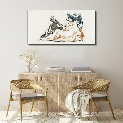 Vászonkép Mitológiai jelenet istenségekkel