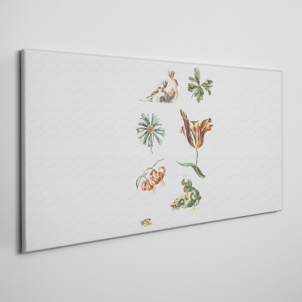 Vászonkép Virágos inspiráció finom színekben