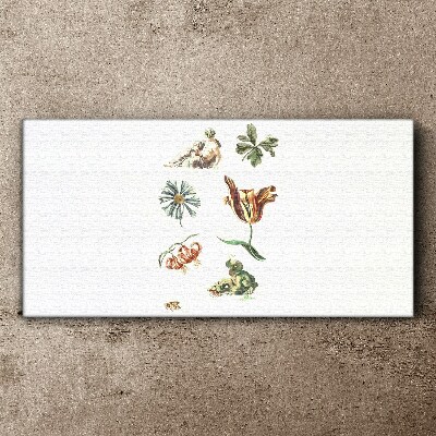 Vászonkép Virágos inspiráció finom színekben