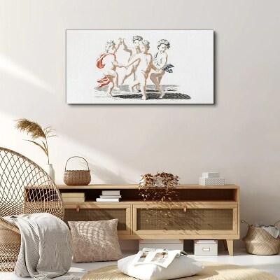 Vászonkép Táncoló gyerekek