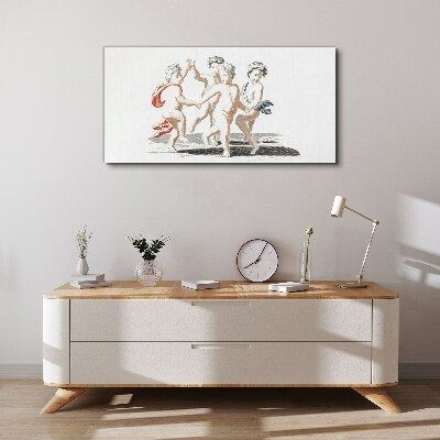 Vászonkép Táncoló gyerekek