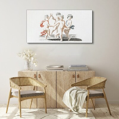 Vászonkép Táncoló gyerekek