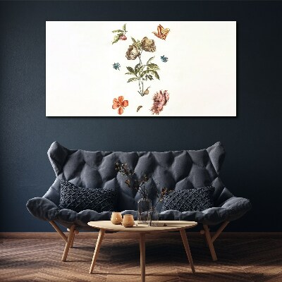 Vászonkép Virágmotívumok pasztell árnyalatokban