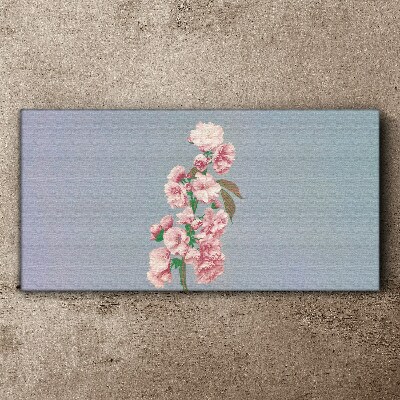 Vászonkép Virágos táj pasztell árnyalatokban