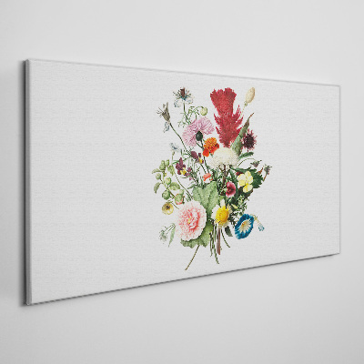 Vászonkép Virágkompozíció pasztell színekben