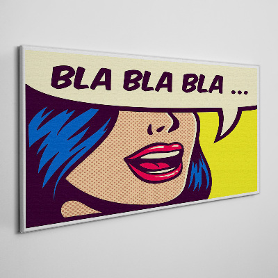 Vászonkép Végtelen beszélgetés