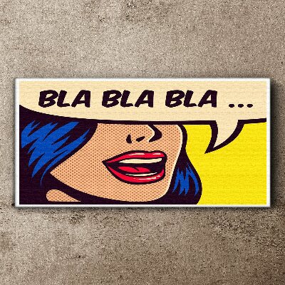 Vászonkép Végtelen beszélgetés