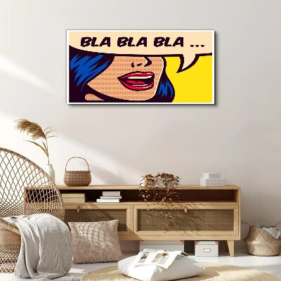 Vászonkép Végtelen beszélgetés