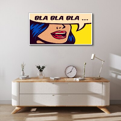 Vászonkép Végtelen beszélgetés