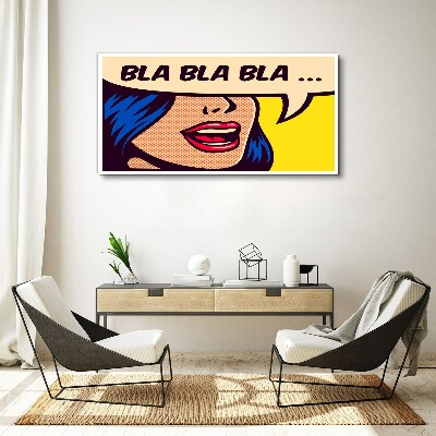 Vászonkép Végtelen beszélgetés