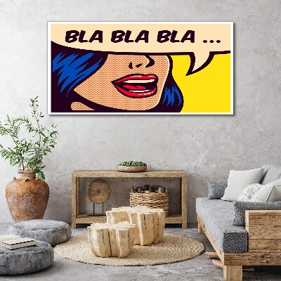 Vászonkép Végtelen beszélgetés