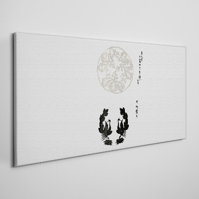 Vászonkép A természet egyensúlya monokrómban