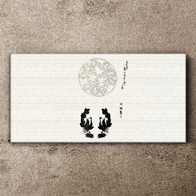 Vászonkép A természet egyensúlya monokrómban