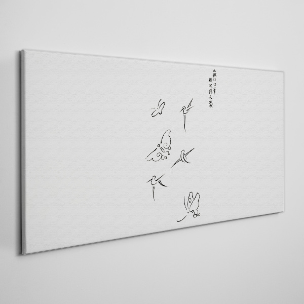 Vászonkép A pillangók finomsága mozgásban