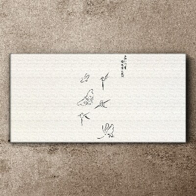 Vászonkép A pillangók finomsága mozgásban