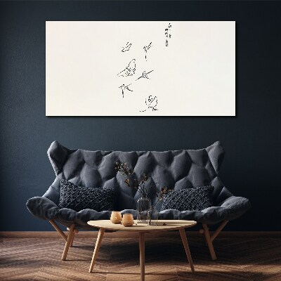 Vászonkép A pillangók finomsága mozgásban