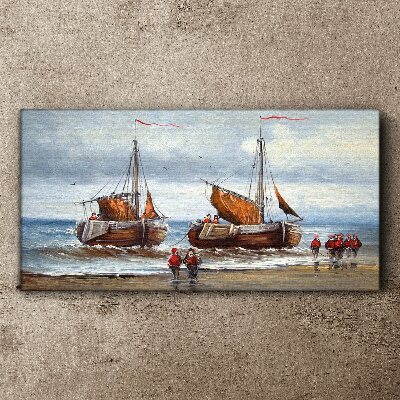 Vászonkép Vitorlák a láthatáron