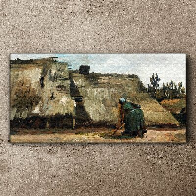 Vászonkép Munka a terepen