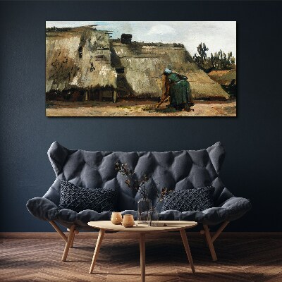 Vászonkép Munka a terepen