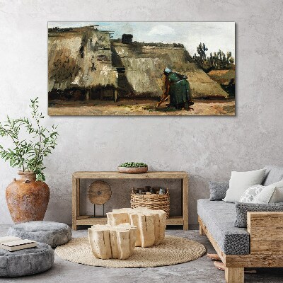 Vászonkép Munka a terepen