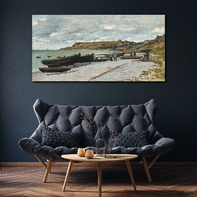 Vászonkép Csendes kikötő egy nyári napon