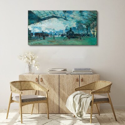 Vászonkép Párizsi pályaudvar